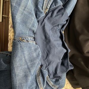 Motherhood maternity indigo blue maternity denim jeans - 2X